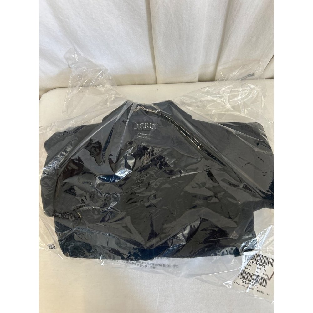 J Crew Lady day topcoat in Italian double-cloth wool blend Item BM966, Size 2P - Picture 3 of 4